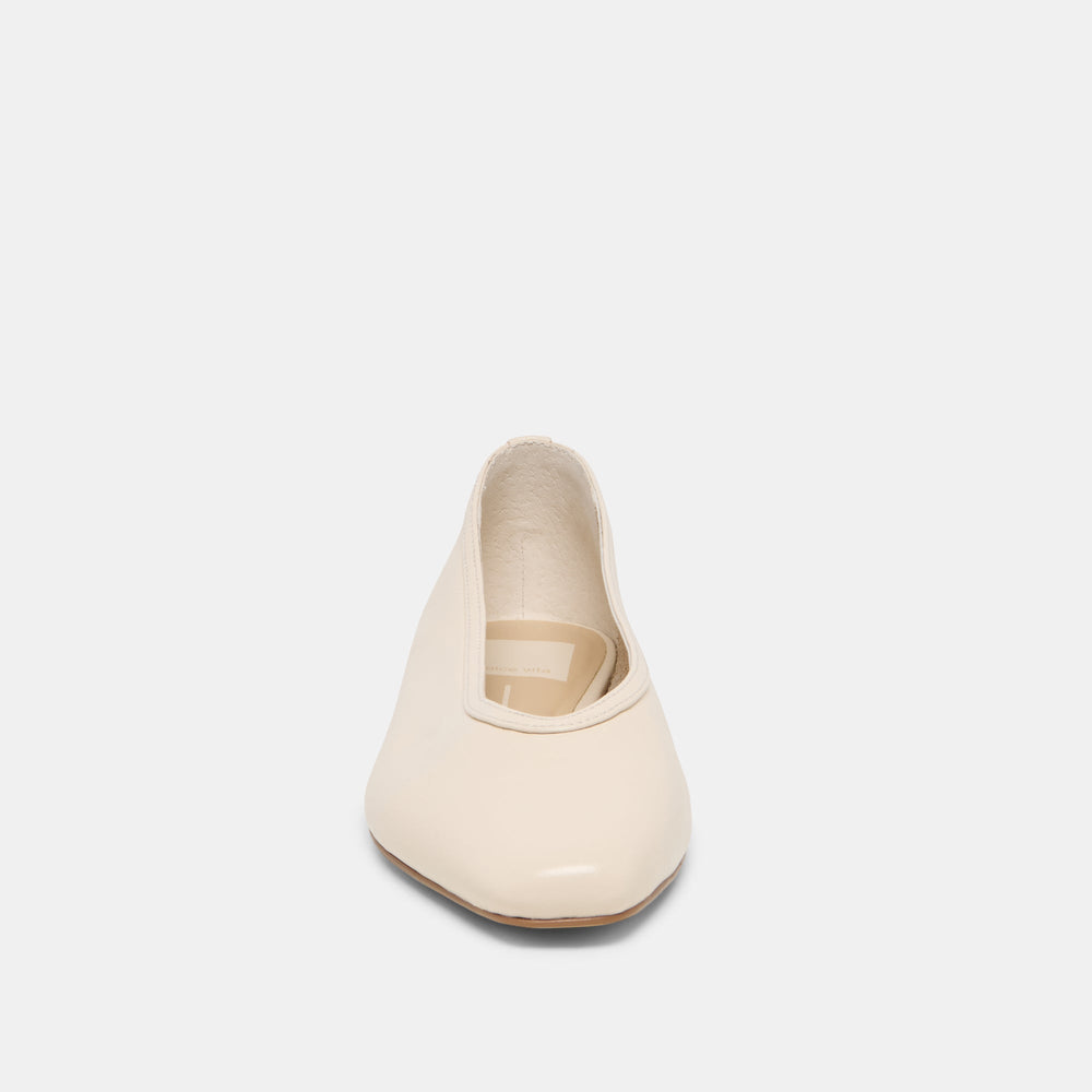 Dolce Vita SHOES | CARET Bone Leather Pointed-Toe Ballet Flats