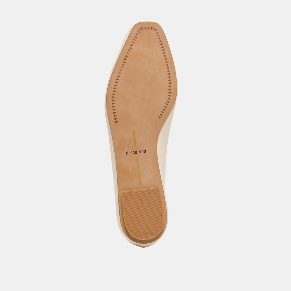 Dolce Vita SHOES | CARET Bone Leather Pointed-Toe Ballet Flats