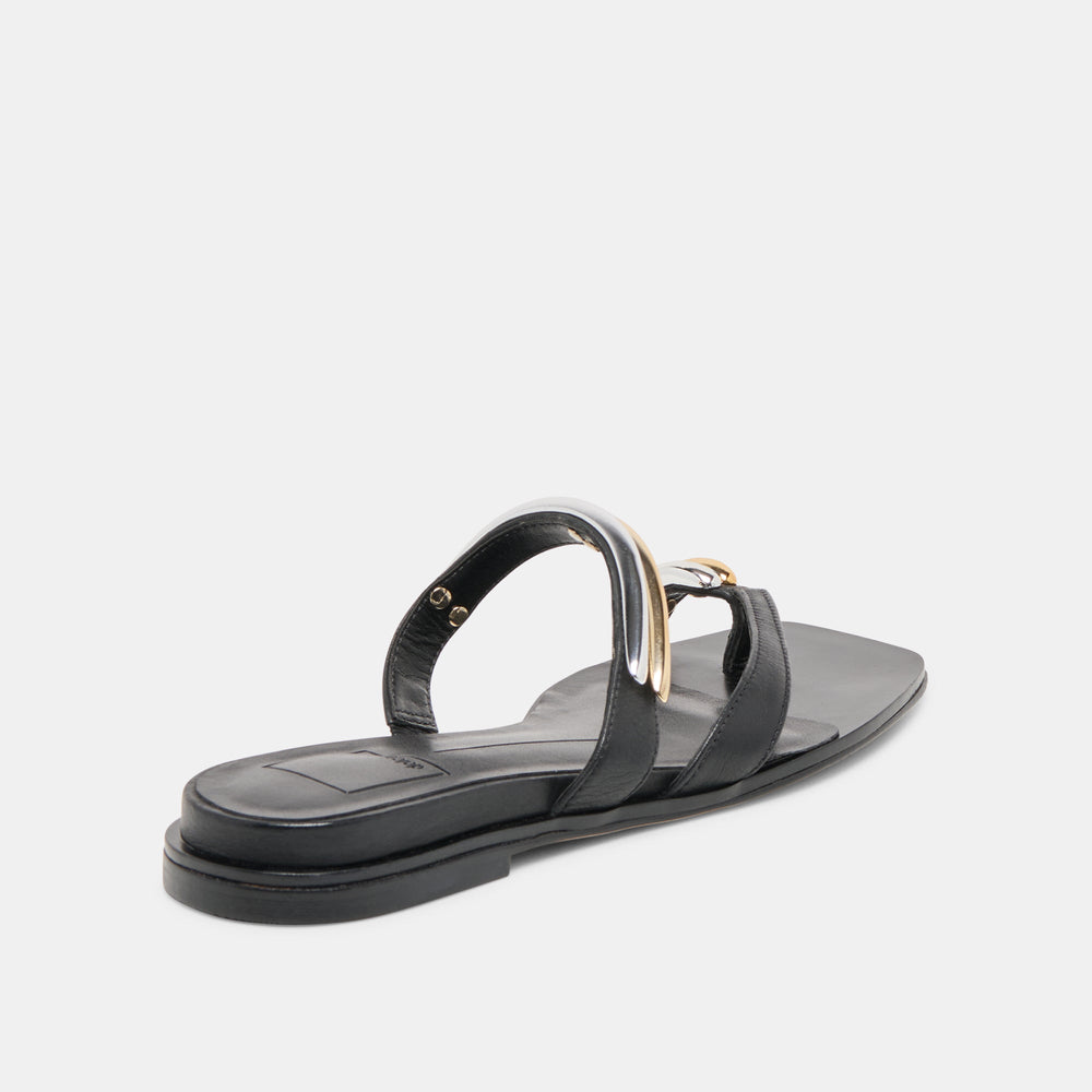 Dolce Vita SHOES | Tarina Black Leather Sandals