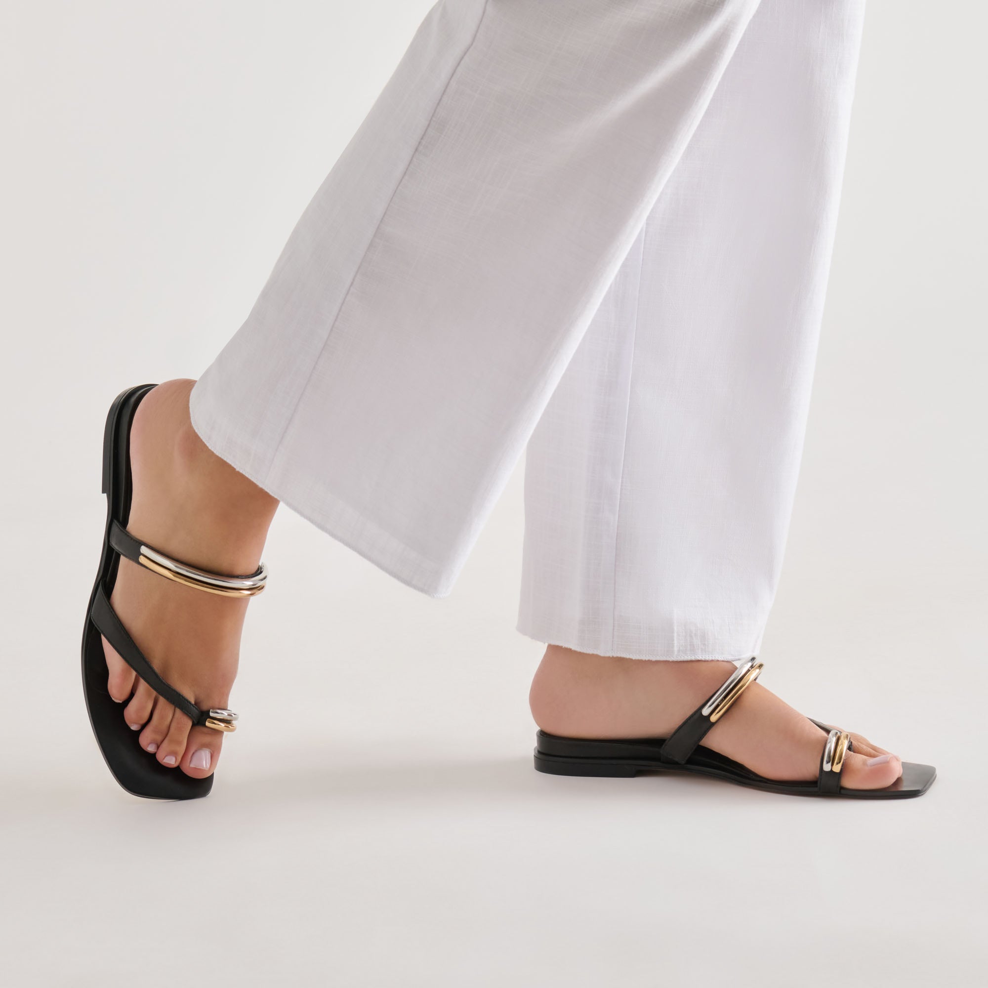 Dolce Vita SHOES | Tarina Black Leather Sandals
