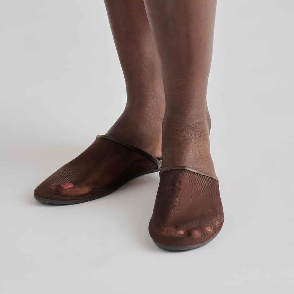 Dolce Vita SHOES | Geni Chocolate Mesh Flats