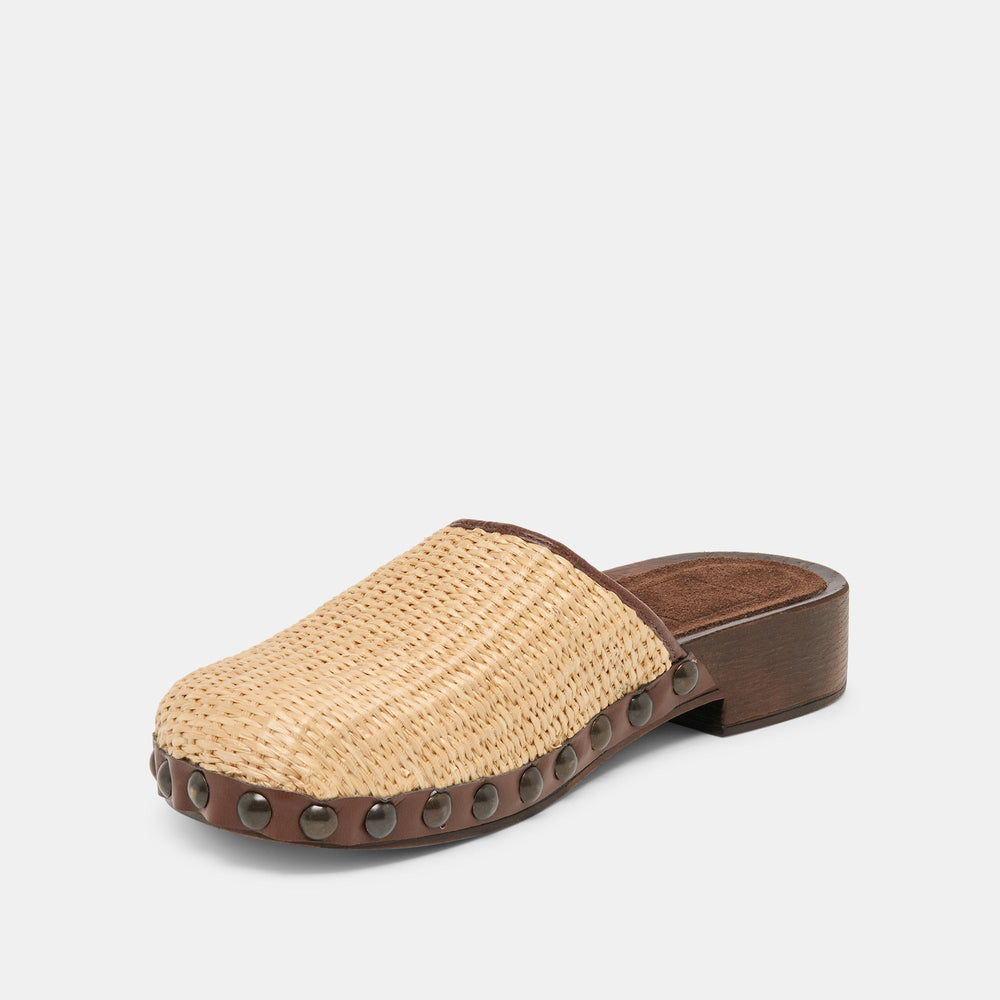 Dolce Vita SHOES | Alanis Lt Natural Raffia Flats