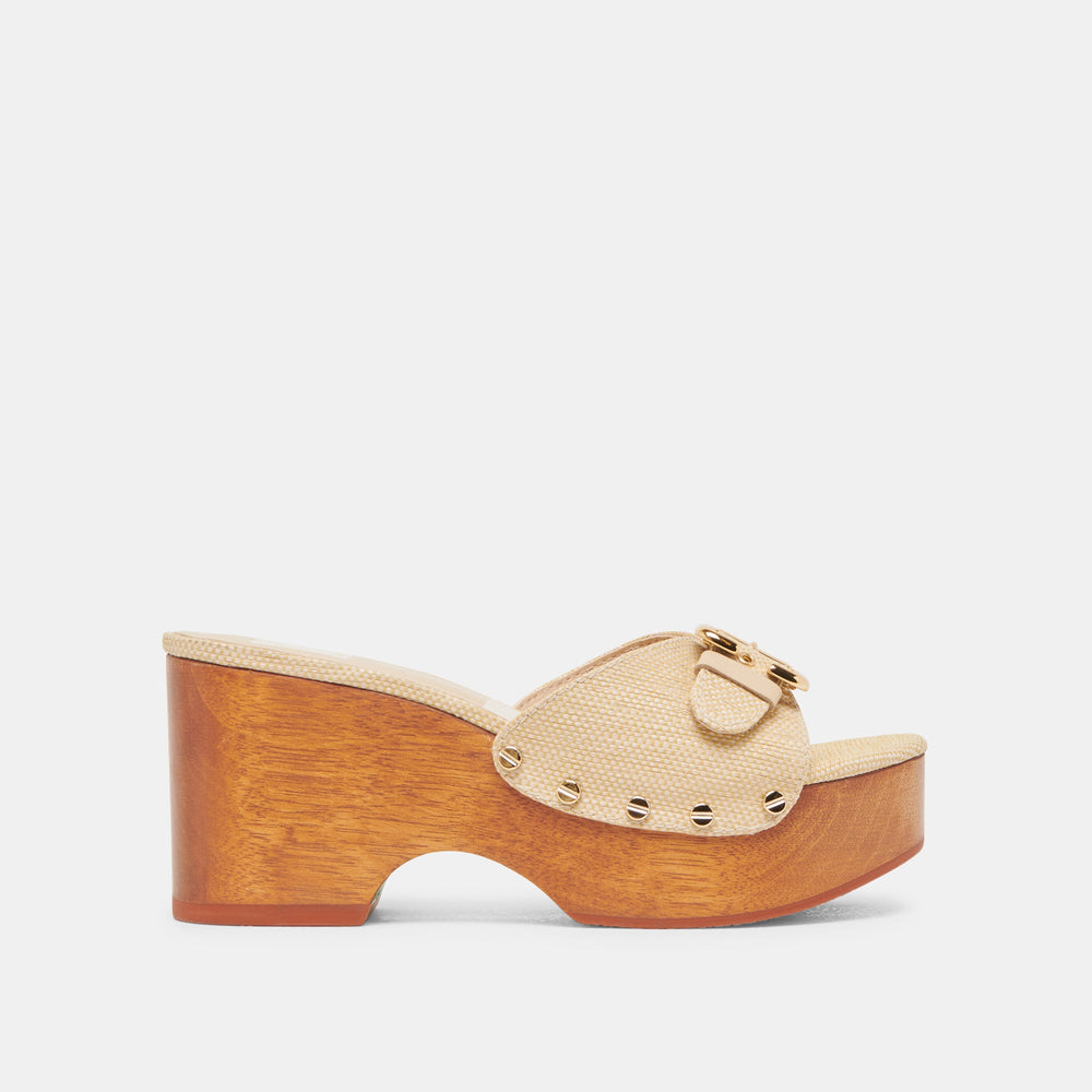 Dolce Vita SHOES | YALAH HEELS LT NATURAL RAFFIA
 – Dolce Vita