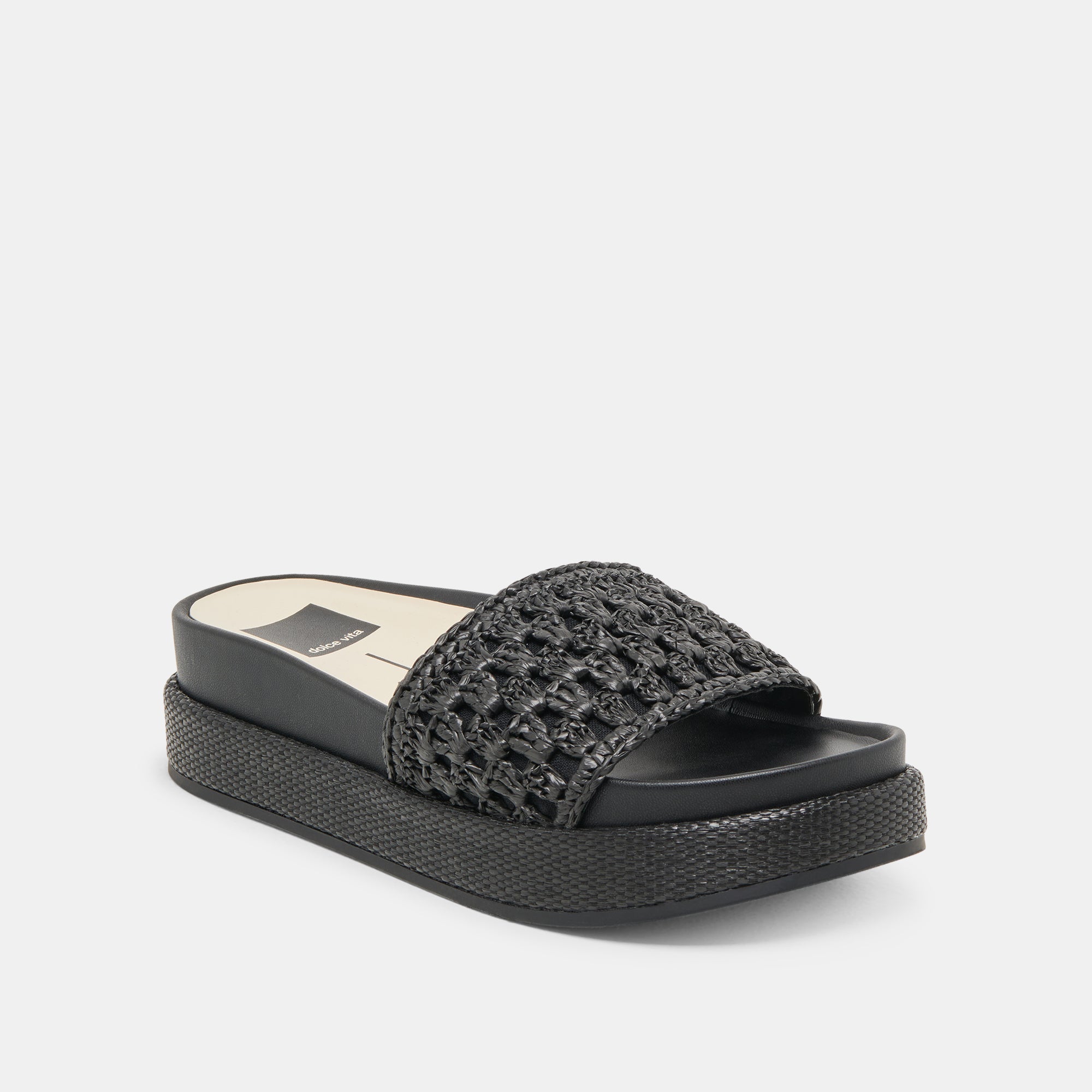 Dolce Vita SHOES | SIDONA SANDALS ONYX RAFFIA
 – Dolce Vita