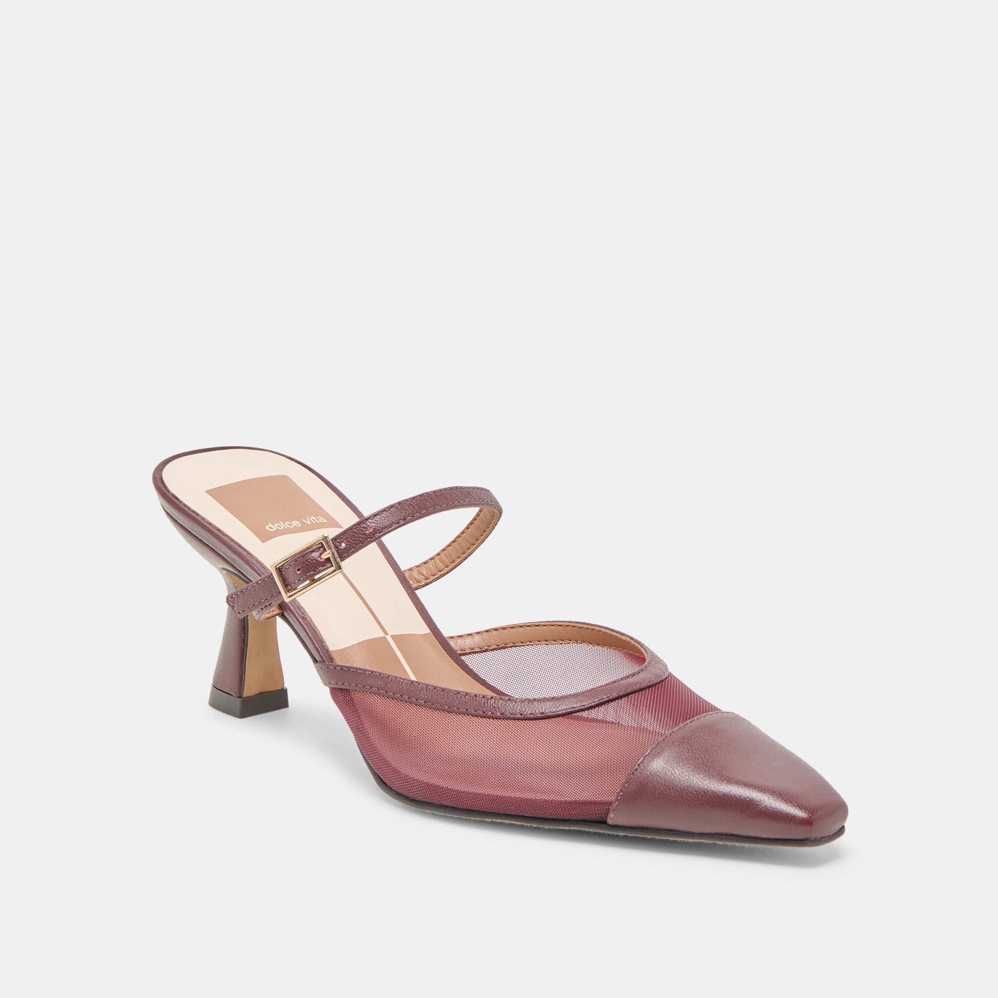 Dolce Vita SHOES | Loyd Burgundy Mesh Heels