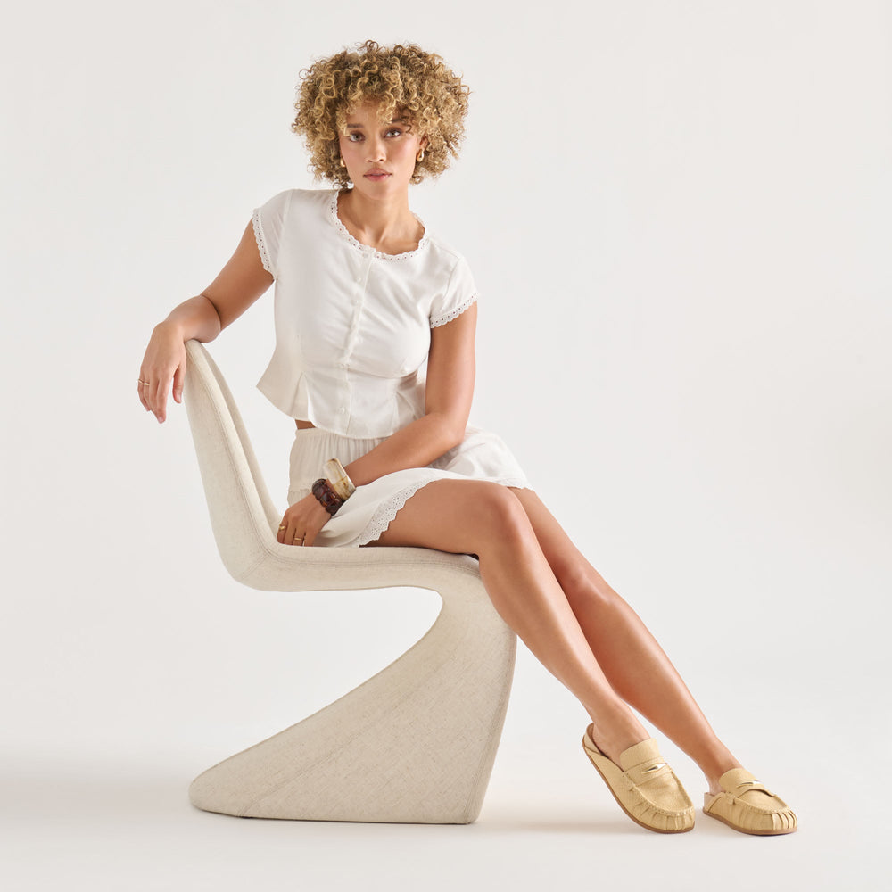 Dolce Vita SHOES | Jodero Lt Natural Raffia Flats