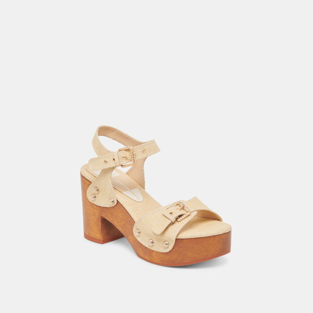 Dolce Vita SHOES | YANDY HEELS LT NATURAL RAFFIA
 – Dolce Vita