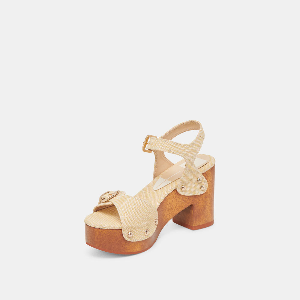 Dolce Vita SHOES | YANDY HEELS LT NATURAL RAFFIA
 – Dolce Vita