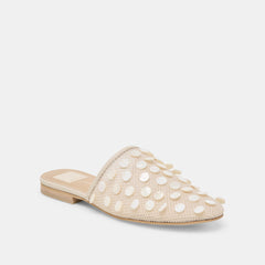 Dolce Vita SHOES | Rova Bead Ivory Disc Mesh Flats