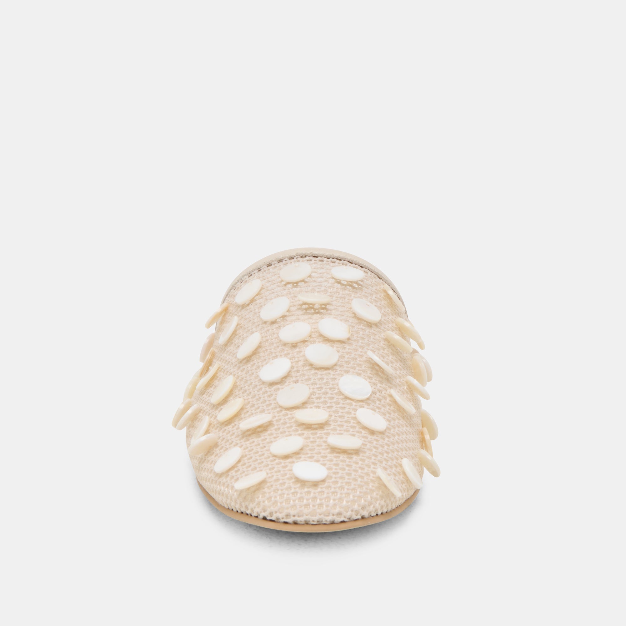 Dolce Vita SHOES | Rova Bead Ivory Disc Mesh Flats