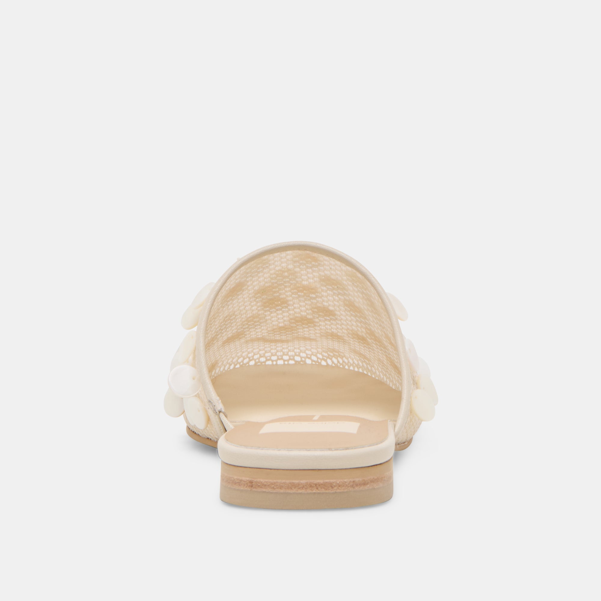 Dolce Vita SHOES | Rova Bead Ivory Disc Mesh Flats