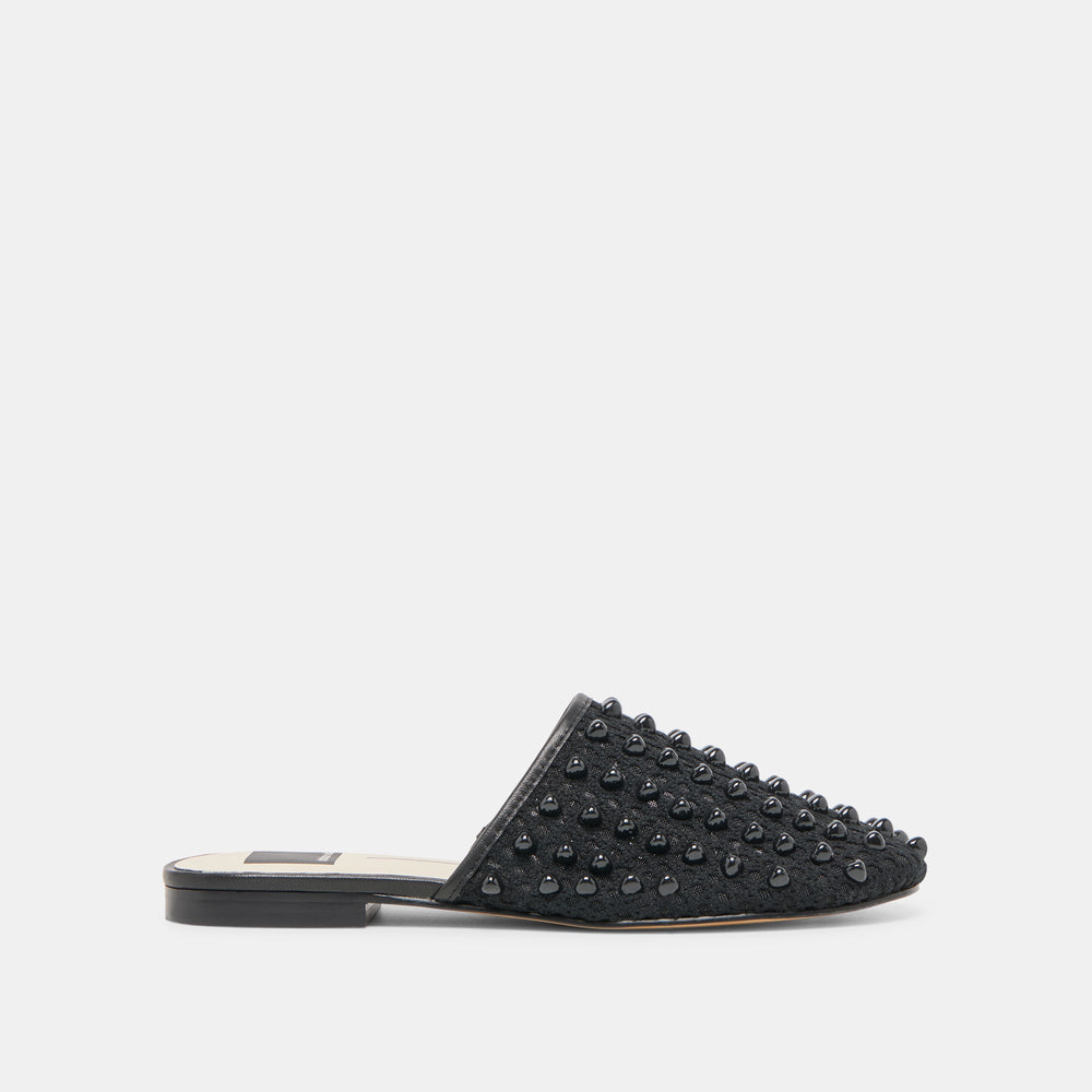 Dolce Vita SHOES | Rova Bead Onyx Beaded Mesh Flats