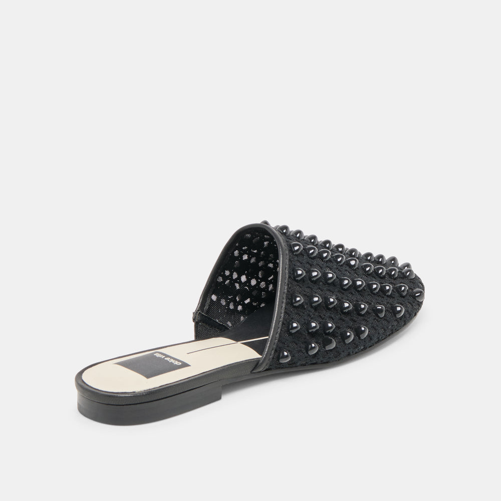 Dolce Vita SHOES | Rova Bead Onyx Beaded Mesh Flats