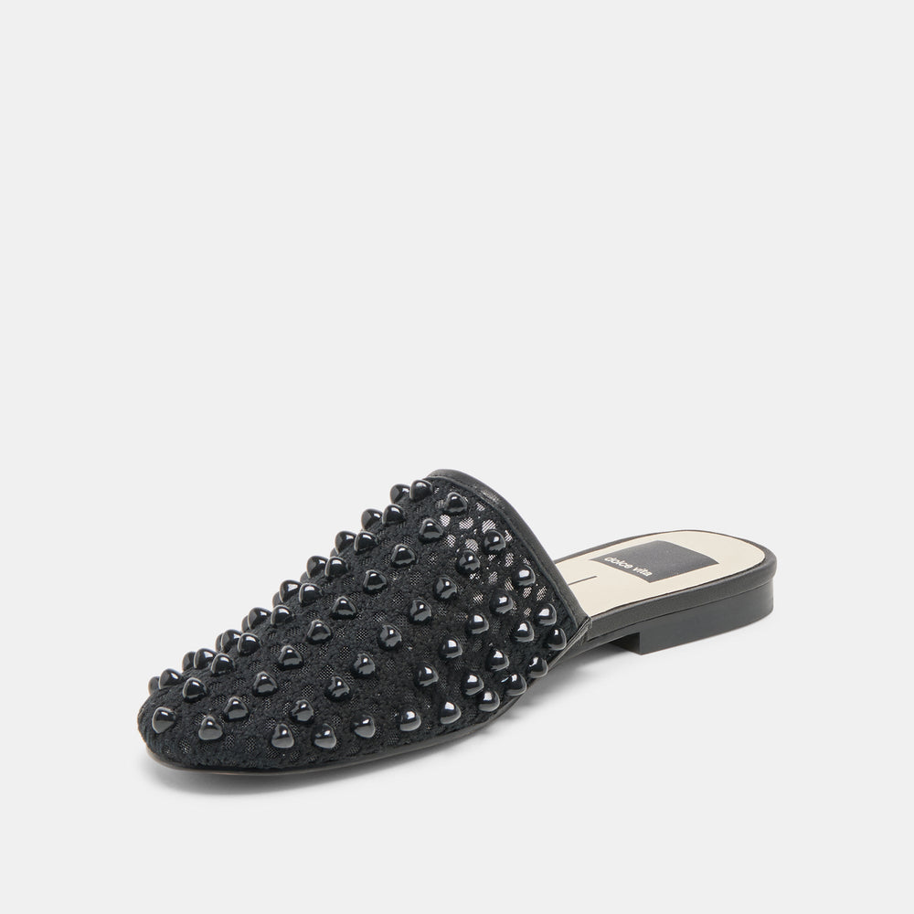 Dolce Vita SHOES | Rova Bead Onyx Beaded Mesh Flats