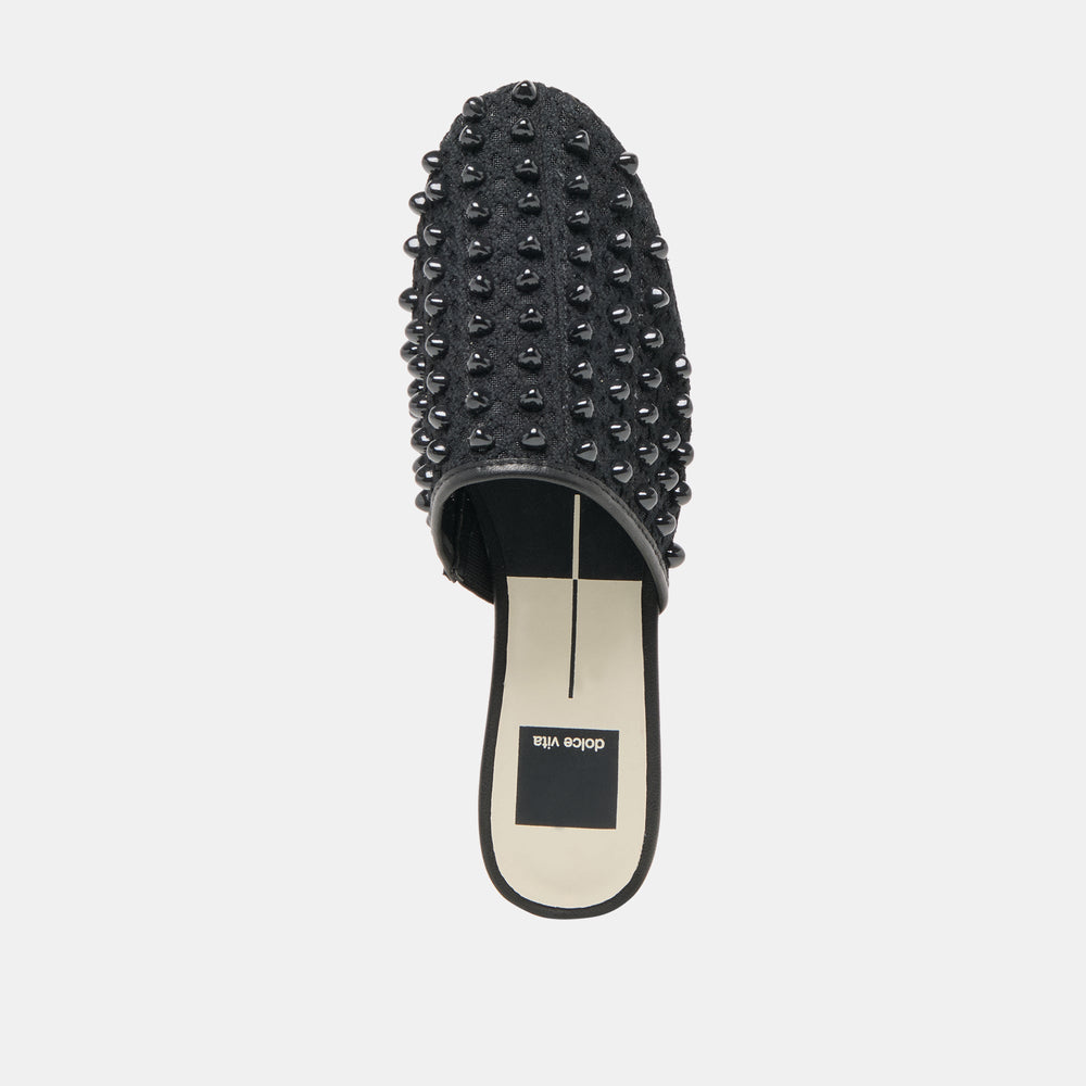 Dolce Vita SHOES | Rova Bead Onyx Beaded Mesh Flats