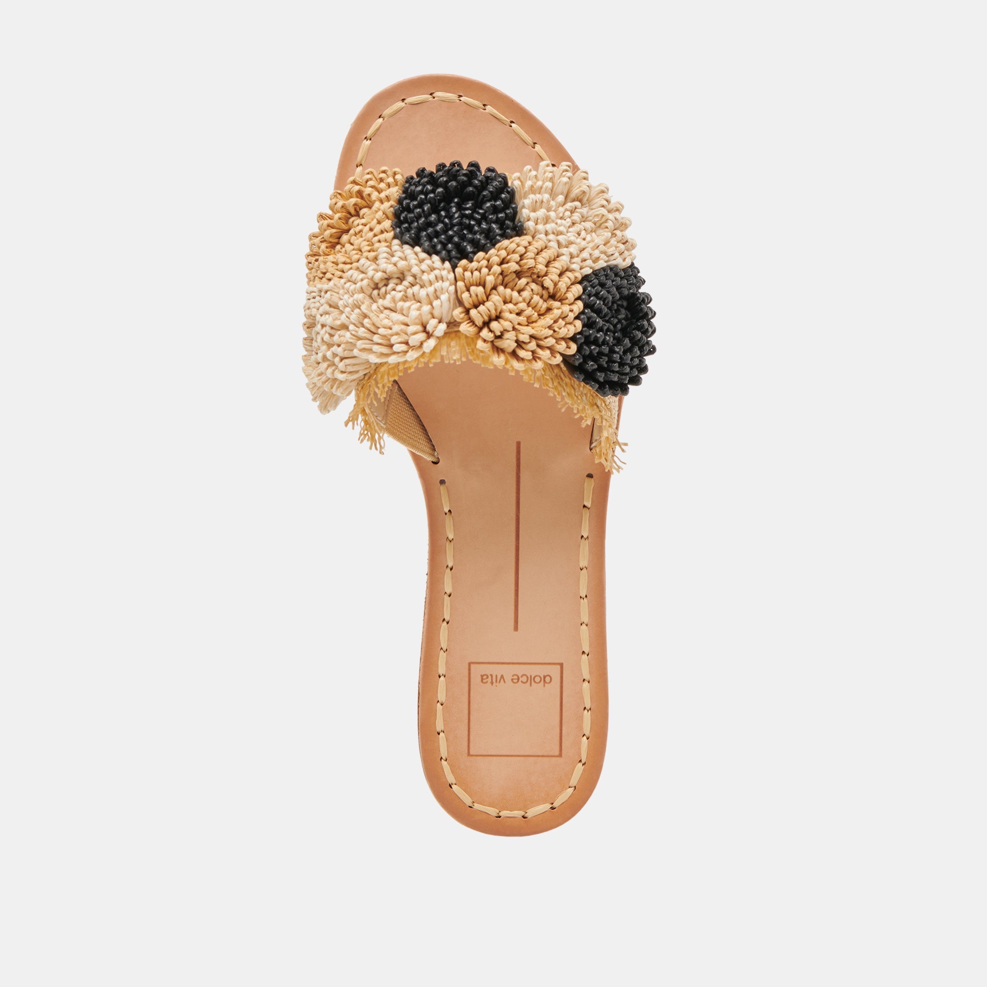 Dolce Vita SHOES | DANELA SANDALS BLACK NATURAL RAFFIA
 – Dolce Vita