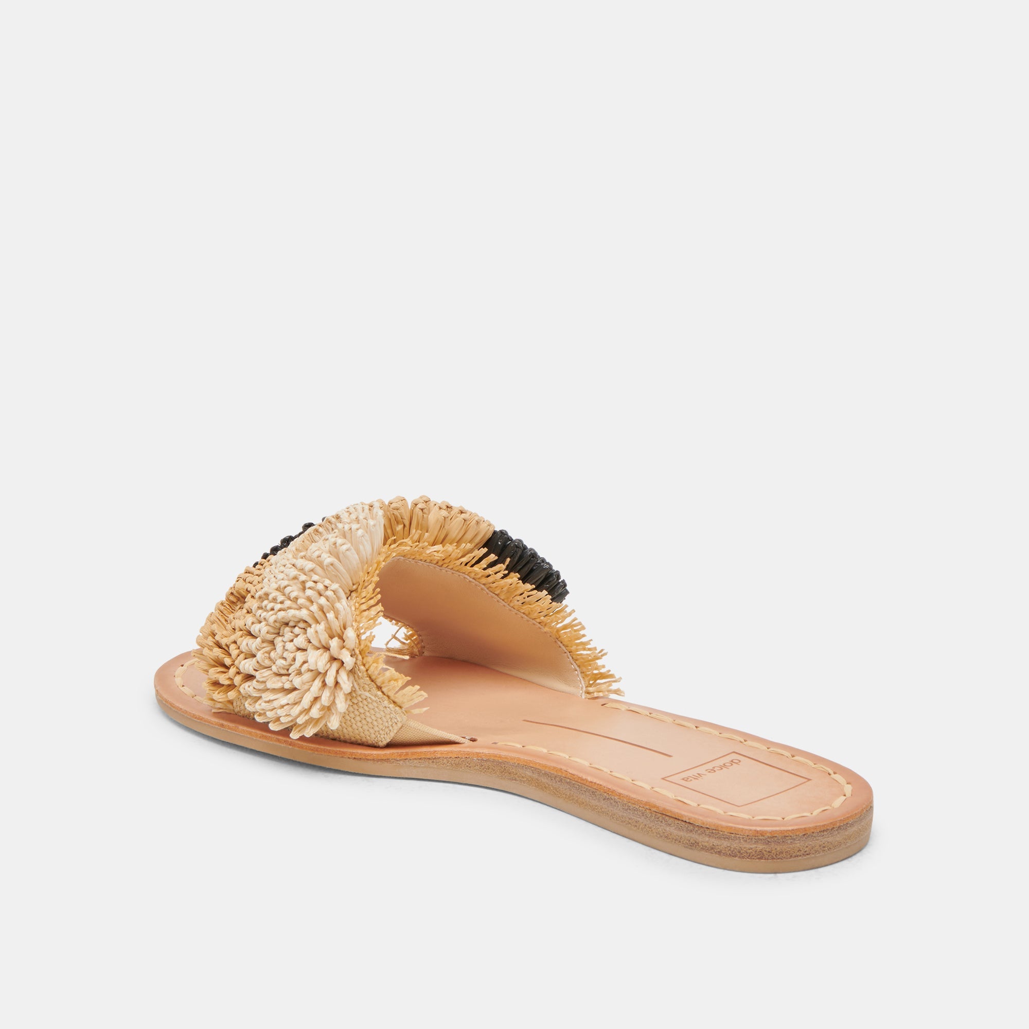 Dolce Vita SHOES | DANELA SANDALS BLACK NATURAL RAFFIA
 – Dolce Vita
