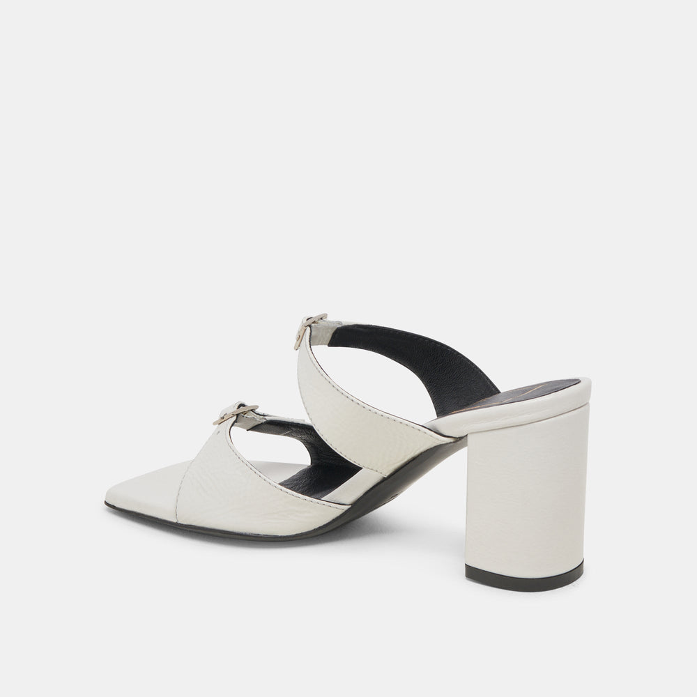 Dolce Vita SHOES | SHANE HEELS OFF WHITE CRINKLE PATENT
 – Dolce Vita