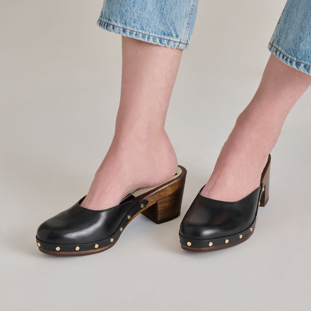 Dolce Vita SHOES | CAMYN HEELS BLACK LEATHER
 – Dolce Vita