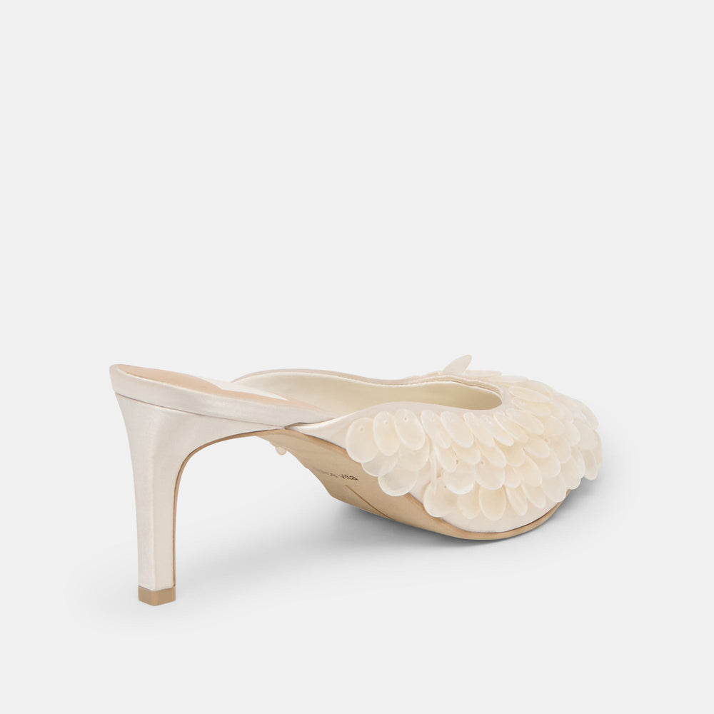 Dolce Vita SHOES | Samary Confetti Off White Satin Heels