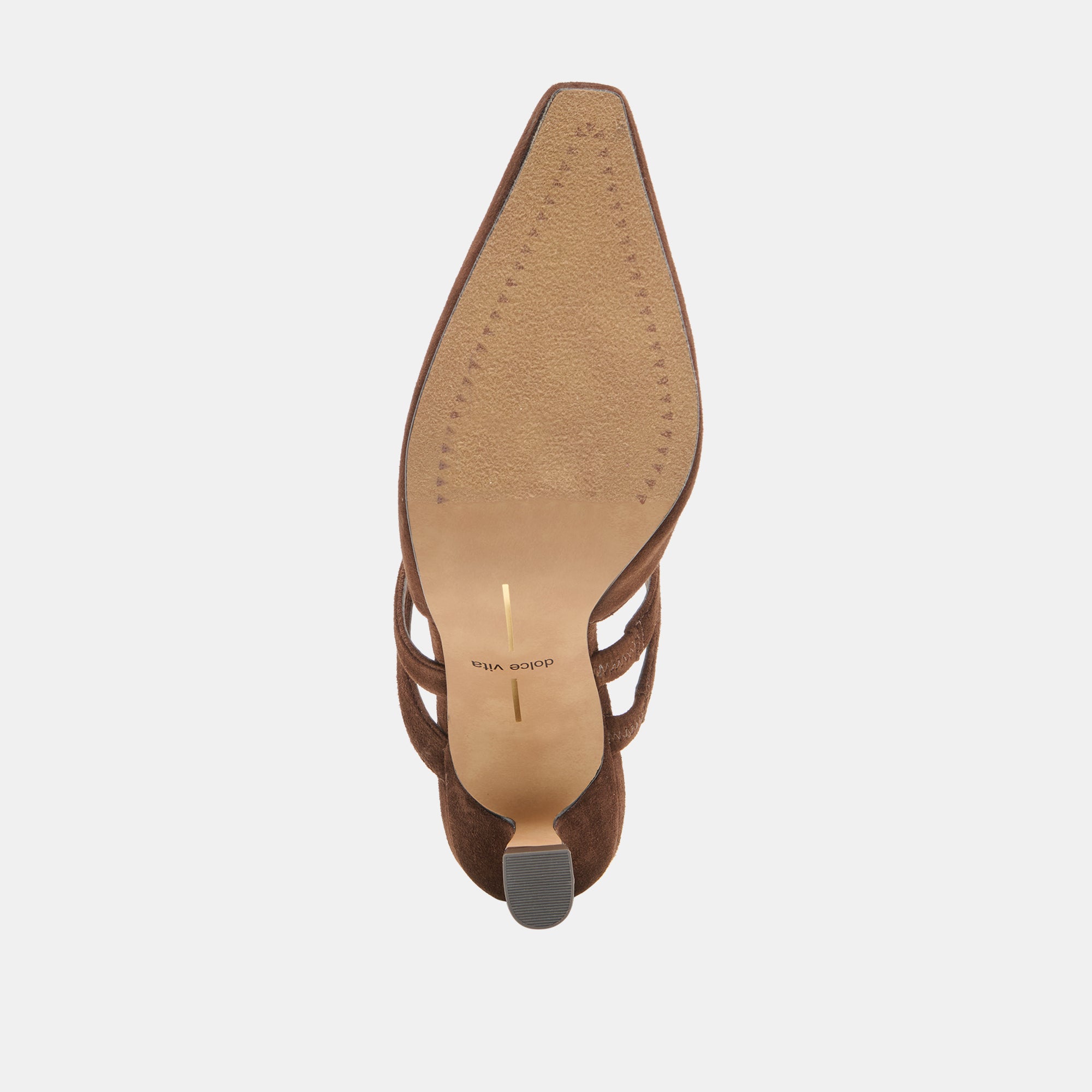 Dolce Vita SHOES | Linore Dk Brown Suede Heels