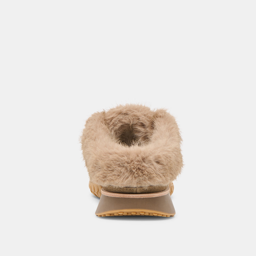 Dolce Vita SHOES | Izzey Plush Olive Suede Sneakers