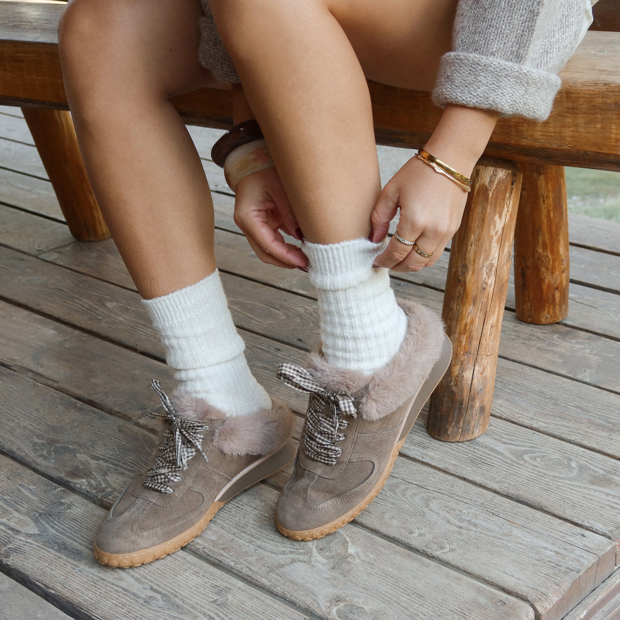 Dolce Vita SHOES | Izzey Plush Olive Suede Sneakers