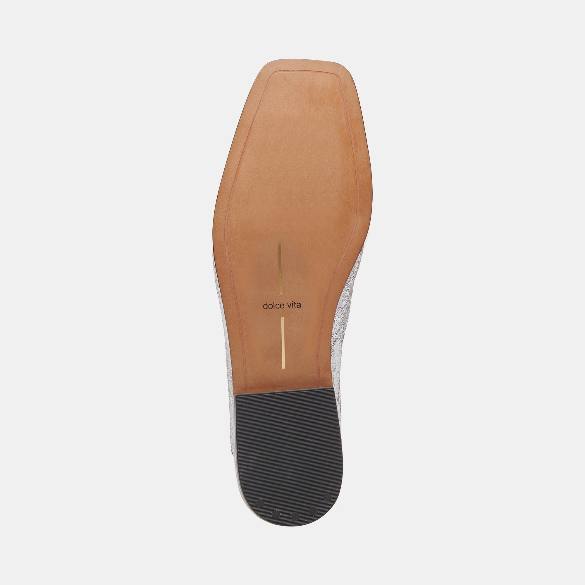Dolce Vita SHOES | Beny Flats Silver Distressed Leather | Silver Leather Flats for Women
 – Dolce Vita