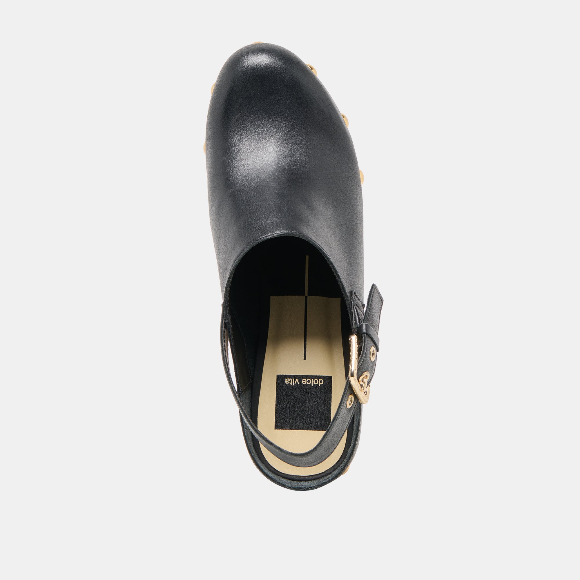Dolce Vita SHOES | Adelan Black Leather Clogs