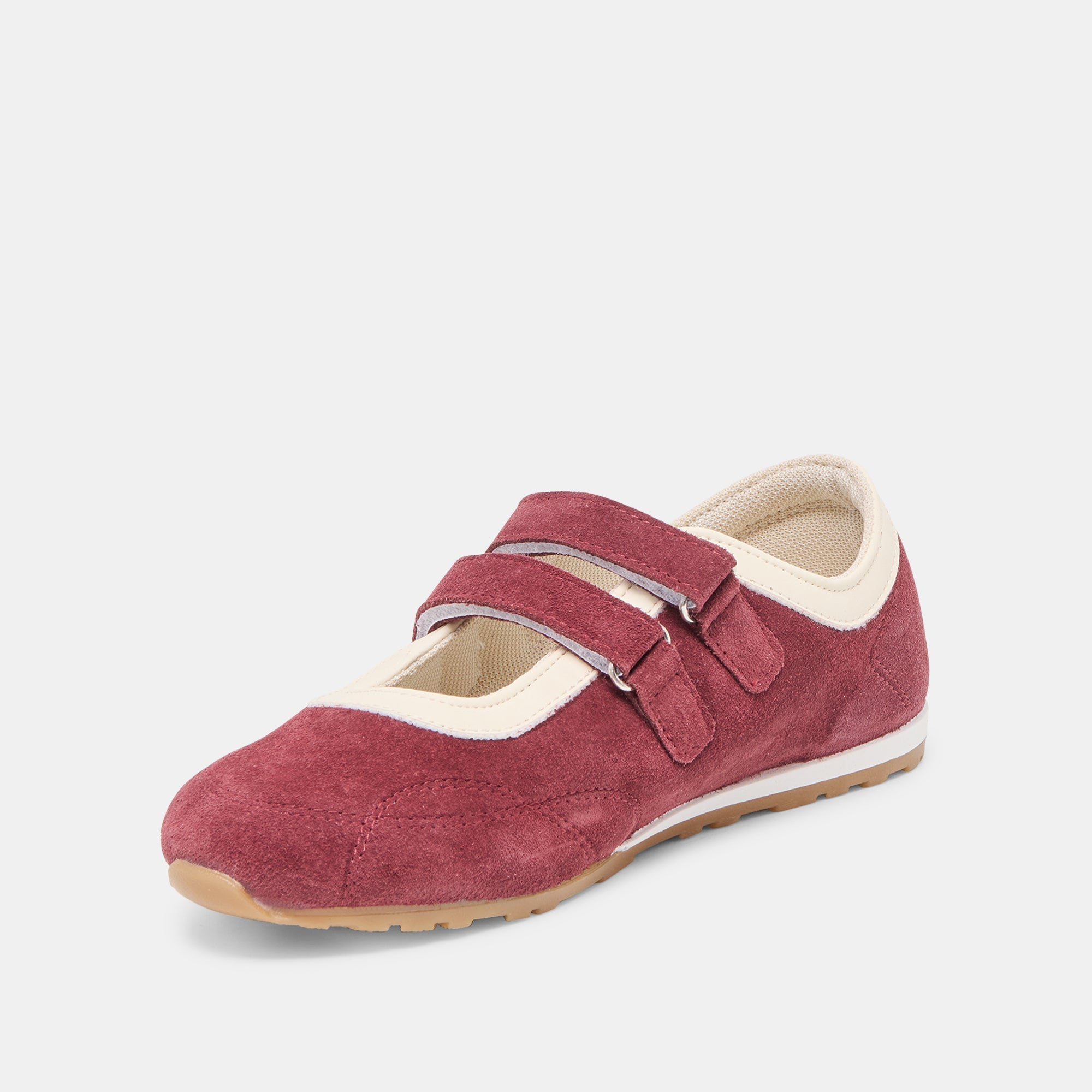 Dolce Vita SHOES | Swan Burgundy Suede Sneakers