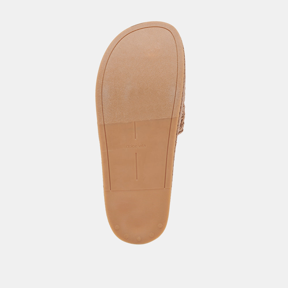 Dolce Vita SHOES | SIDONA SANDALS BROWN RAFFIA
 – Dolce Vita