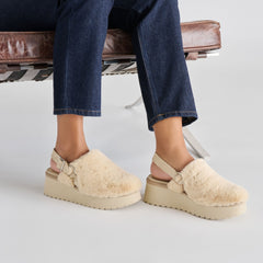 Dolce Vita SHOES | Lansy Natural Plush Flats