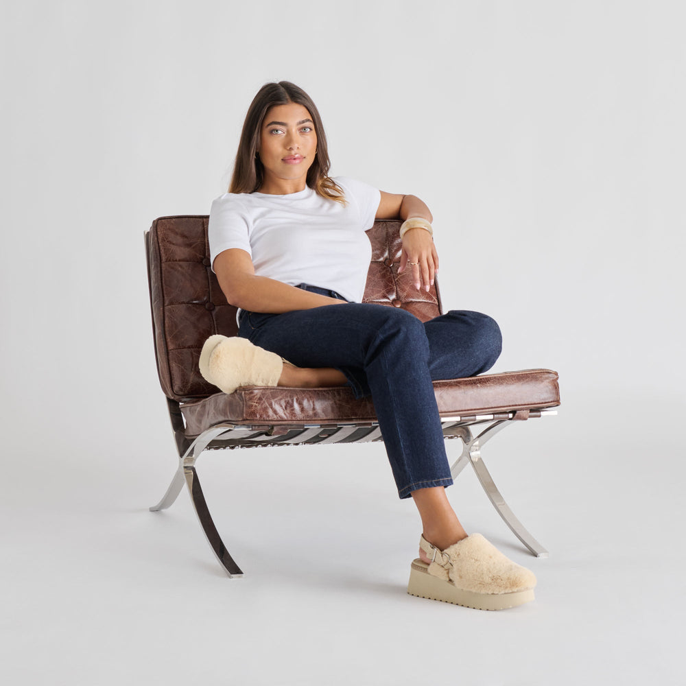 Dolce Vita SHOES | Lansy Natural Plush Flats