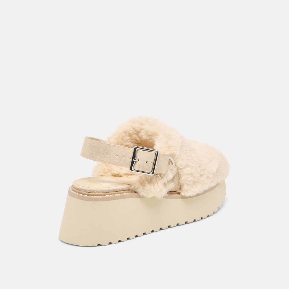 Dolce Vita SHOES | Lansy Natural Plush Flats