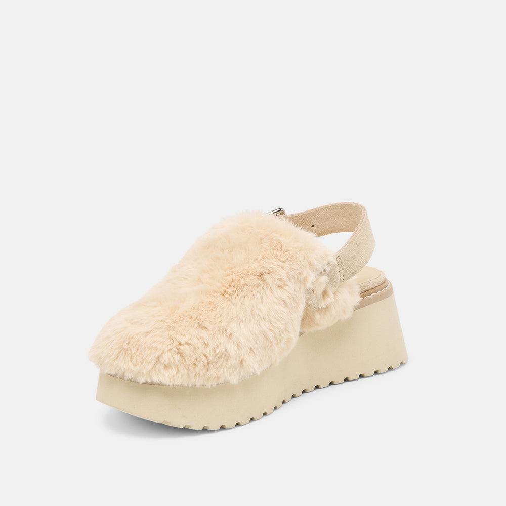Dolce Vita SHOES | Lansy Natural Plush Flats