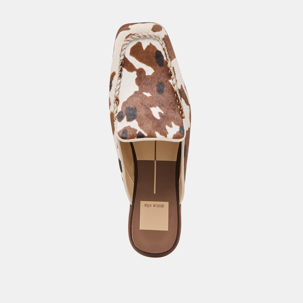 Dolce Vita SHOES | Bradly Cocoa Taurus Calf Hair Flats