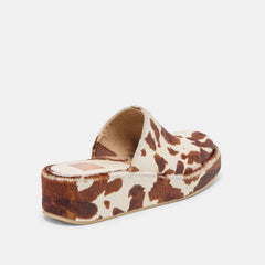 Dolce Vita SHOES | Rosita Cocoa Taurus Calf Hair Flats