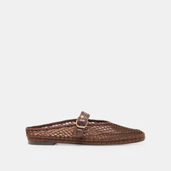 Dolce Vita SHOES | Milie Chocolate Woven Mesh Flats