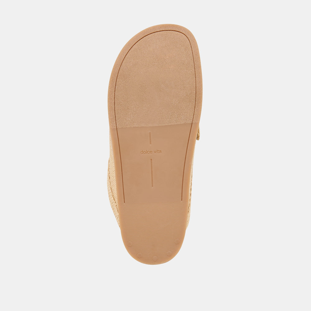 Dolce Vita SHOES | Jodero Lt Natural Raffia Flats