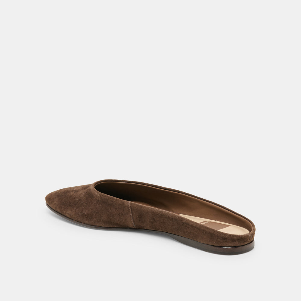 Dolce Vita SHOES | Eila Dk Brown Suede Flats