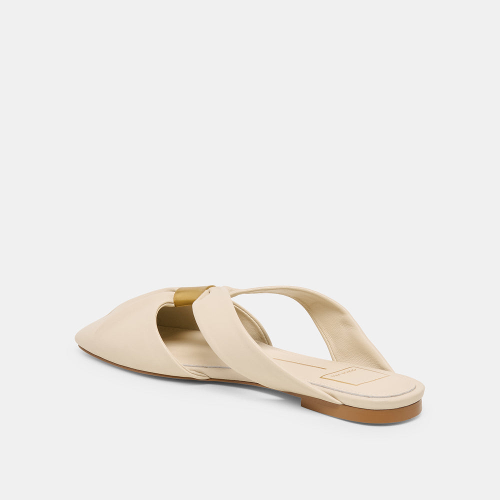 Dolce Vita SHOES | Franey White Leather Flats