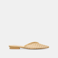 Dolce Vita SHOES | Elm Natural Cross Hatch Raffia Flats
