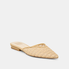 Dolce Vita SHOES | Elm Natural Cross Hatch Raffia Flats