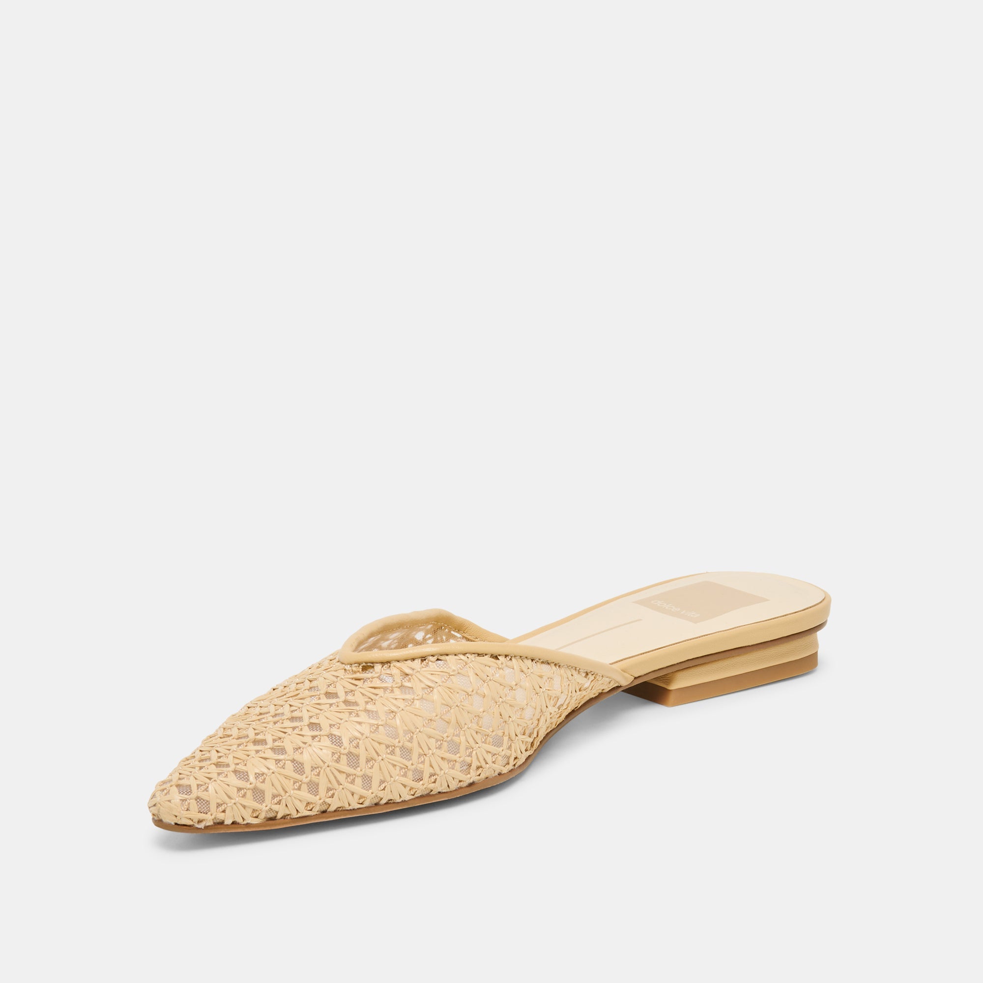 Dolce Vita SHOES | Elm Natural Cross Hatch Raffia Flats