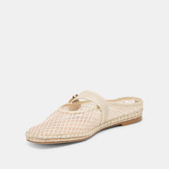 Dolce Vita SHOES | Milie Ecru Woven Mesh Flats