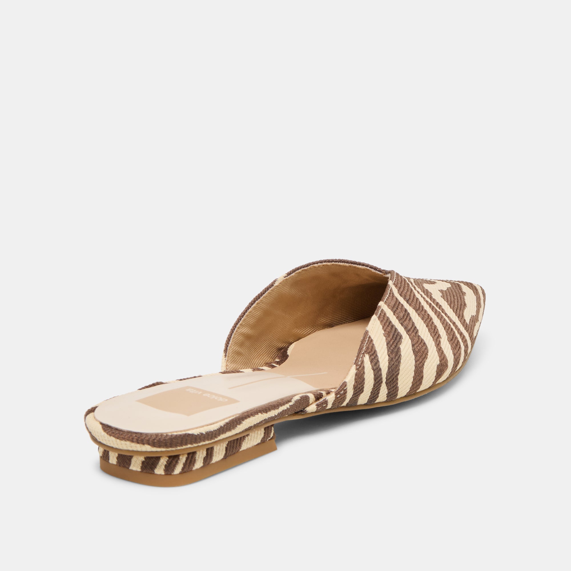 Dolce Vita SHOES | Elm Beige Zebra Raffia Flats