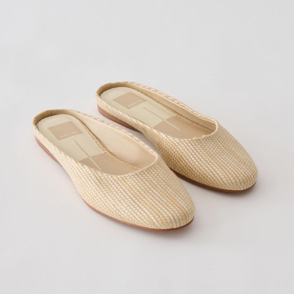 Dolce Vita SHOES | Eila Lt Natural Raffia Flats