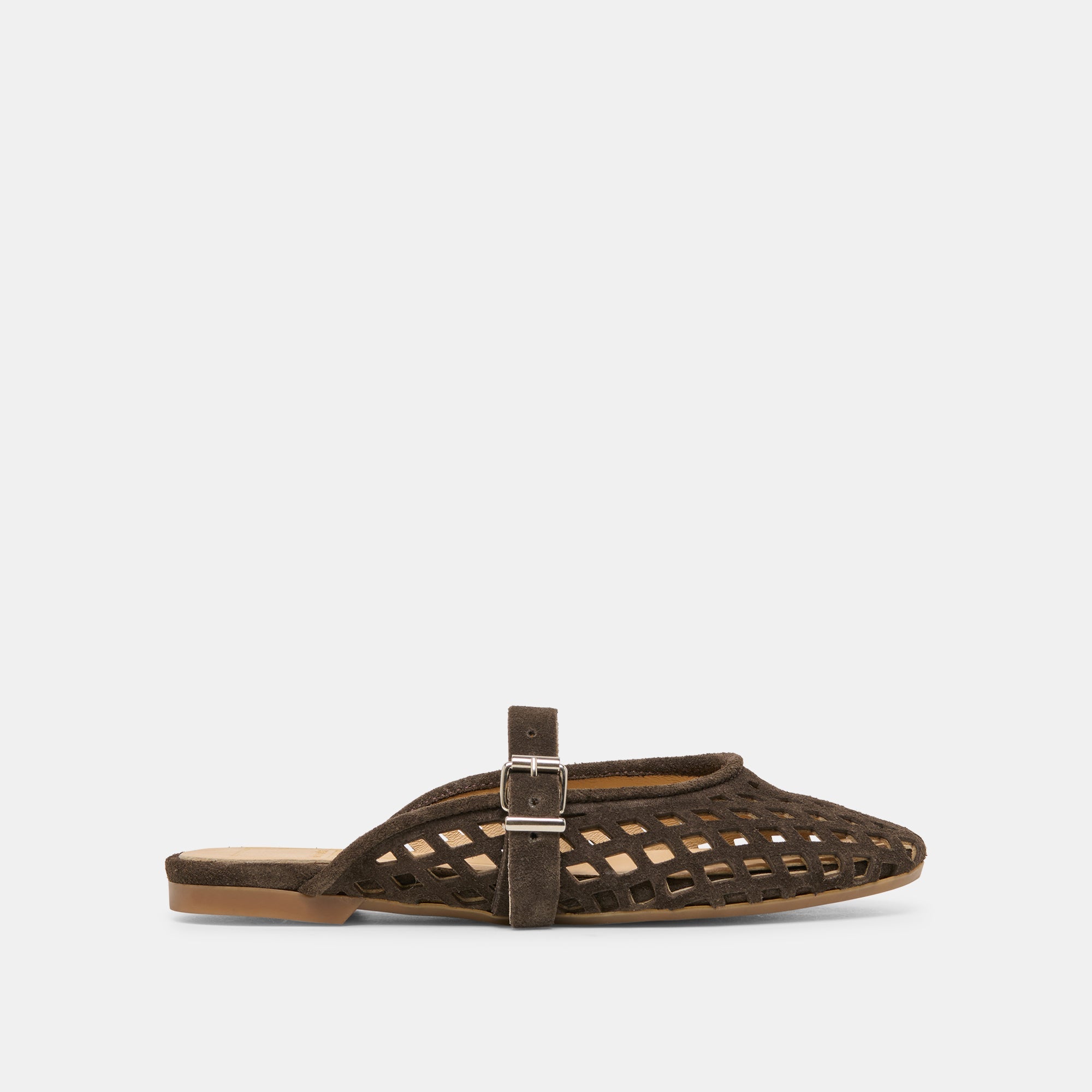 Dolce Vita SHOES | Mirian Dk Brown Suede Flats
