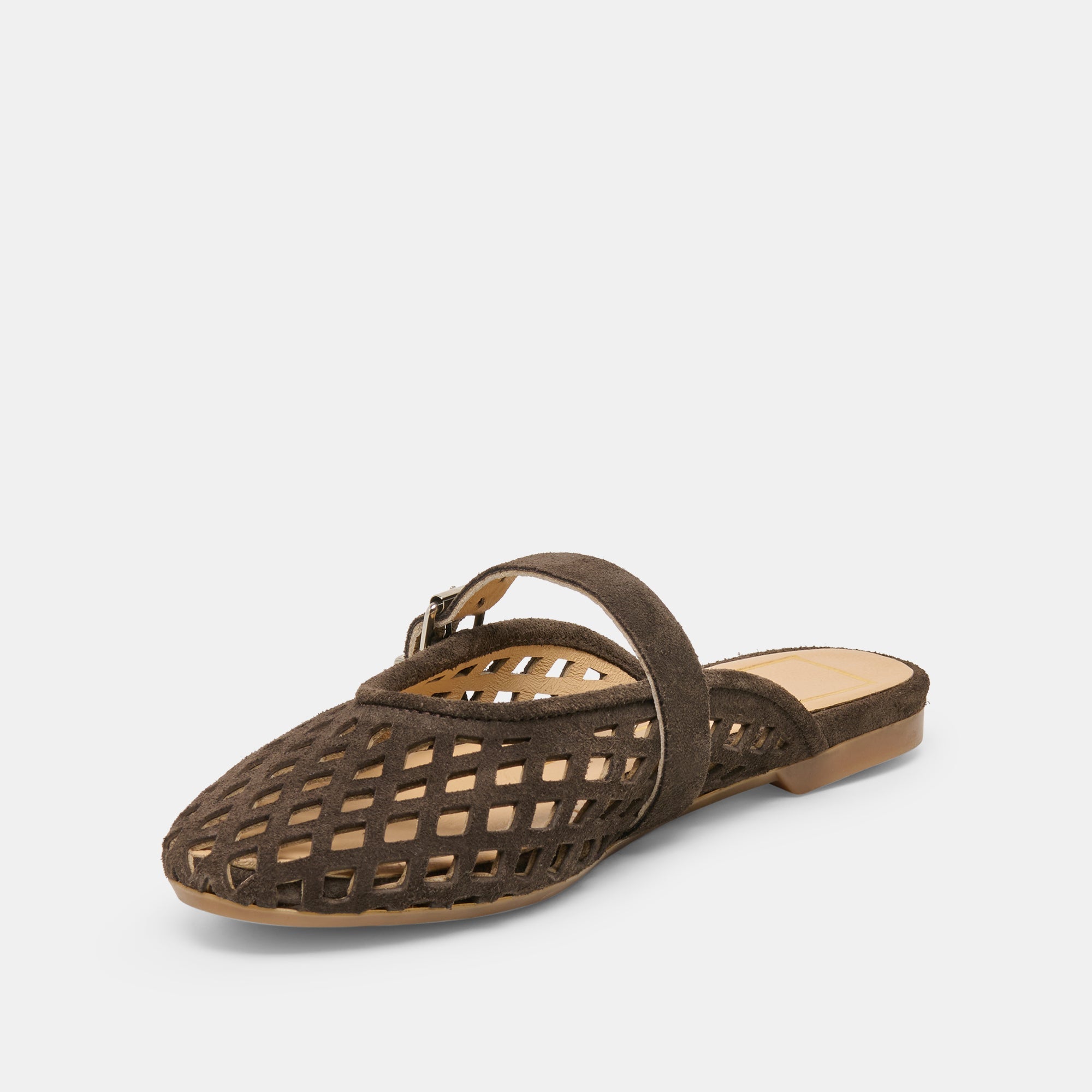 Dolce Vita SHOES | Mirian Dk Brown Suede Flats