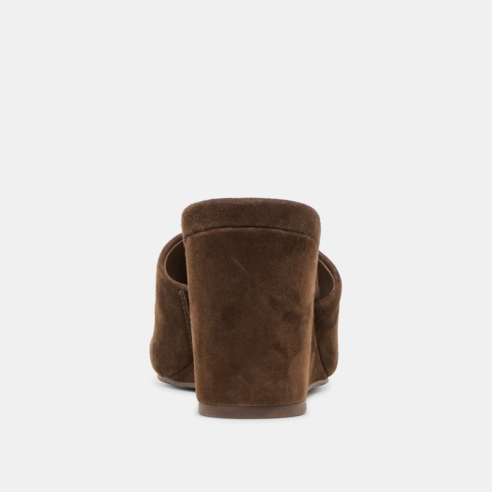 Dolce Vita SHOES | Holta Dk Brown Suede Wedges